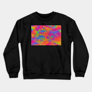 Colourful Random abstract background pattern Crewneck Sweatshirt